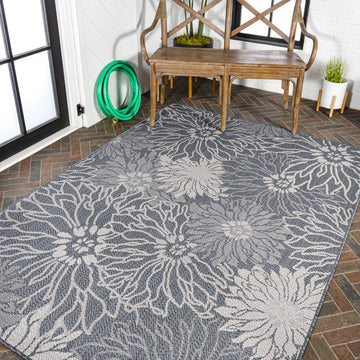 Bahamas Modern All-over Floral Indoor/outdoor Area Rug